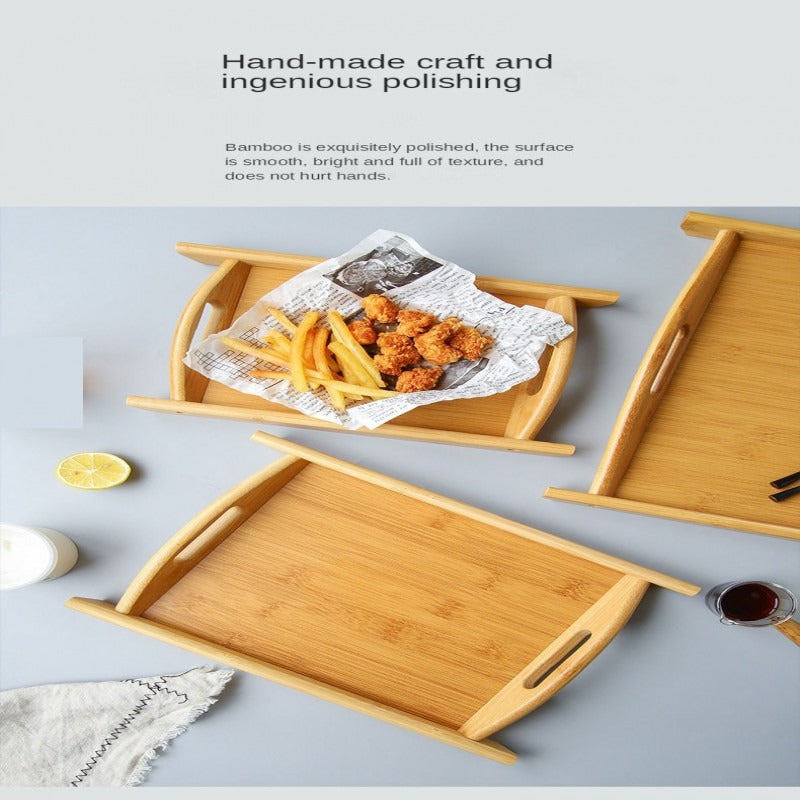 03 Pcs Set Wood Serving Tray For Kitchen | Best Quality Wooden Tray Set For Home | Wooden-Serving Trays