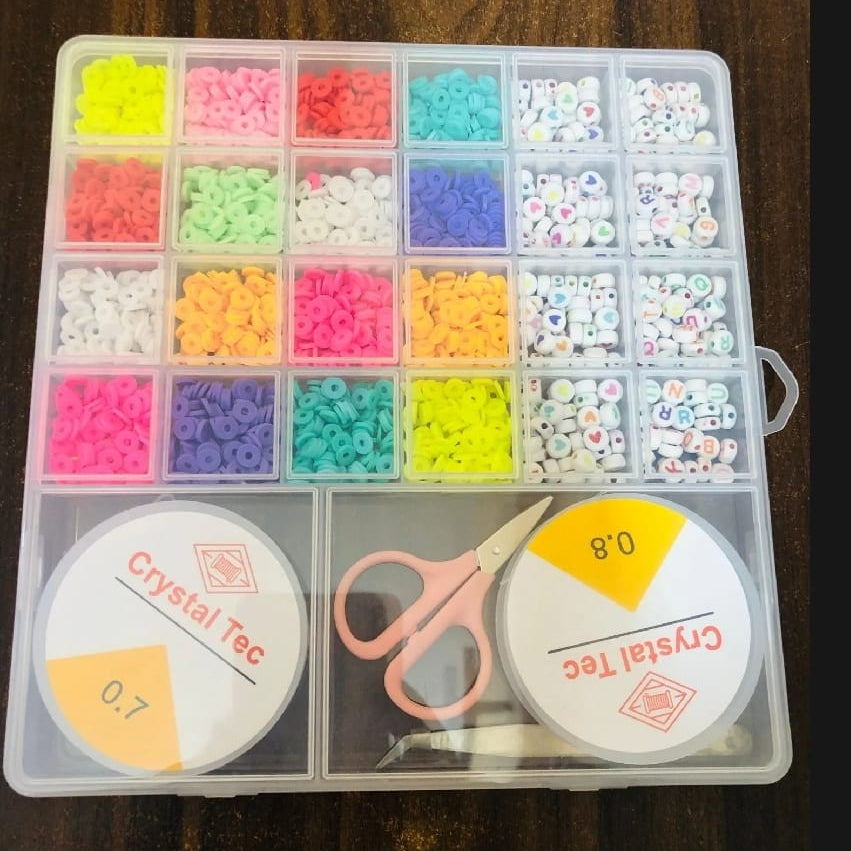 DIY Beads Box – Colorful Beads Set for Necklace & Jewelry Making