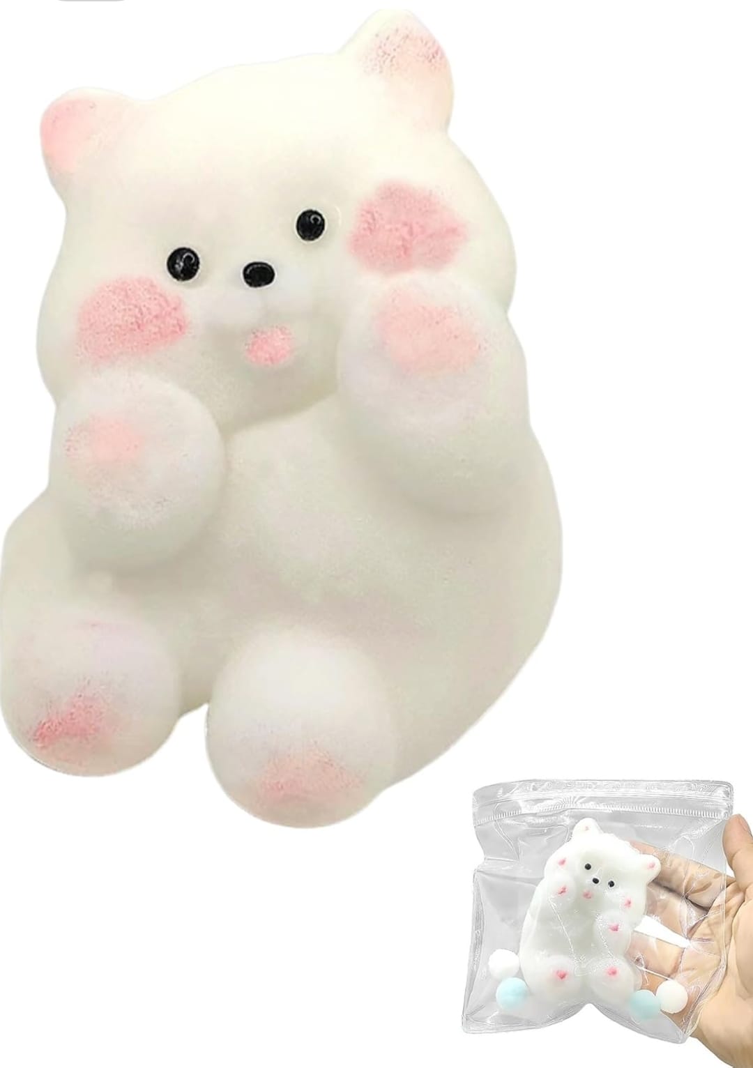 Squishy Stress Relief Funny Novelty Cute Animals Stress Relieving Fidget for Boys Girls Birthday Party Gifts Anxiety& Relaxation for Kids Teenage