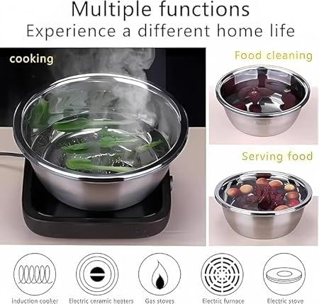 3 in1 Stainless Steel Vegetable Slicer Cutter Bowl